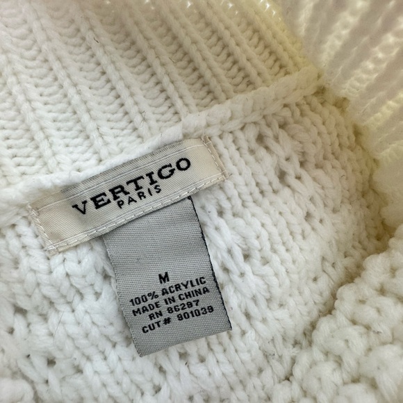 Vertigo Paris Mock Neck Sweater Size Medium - Picture 3 of 8